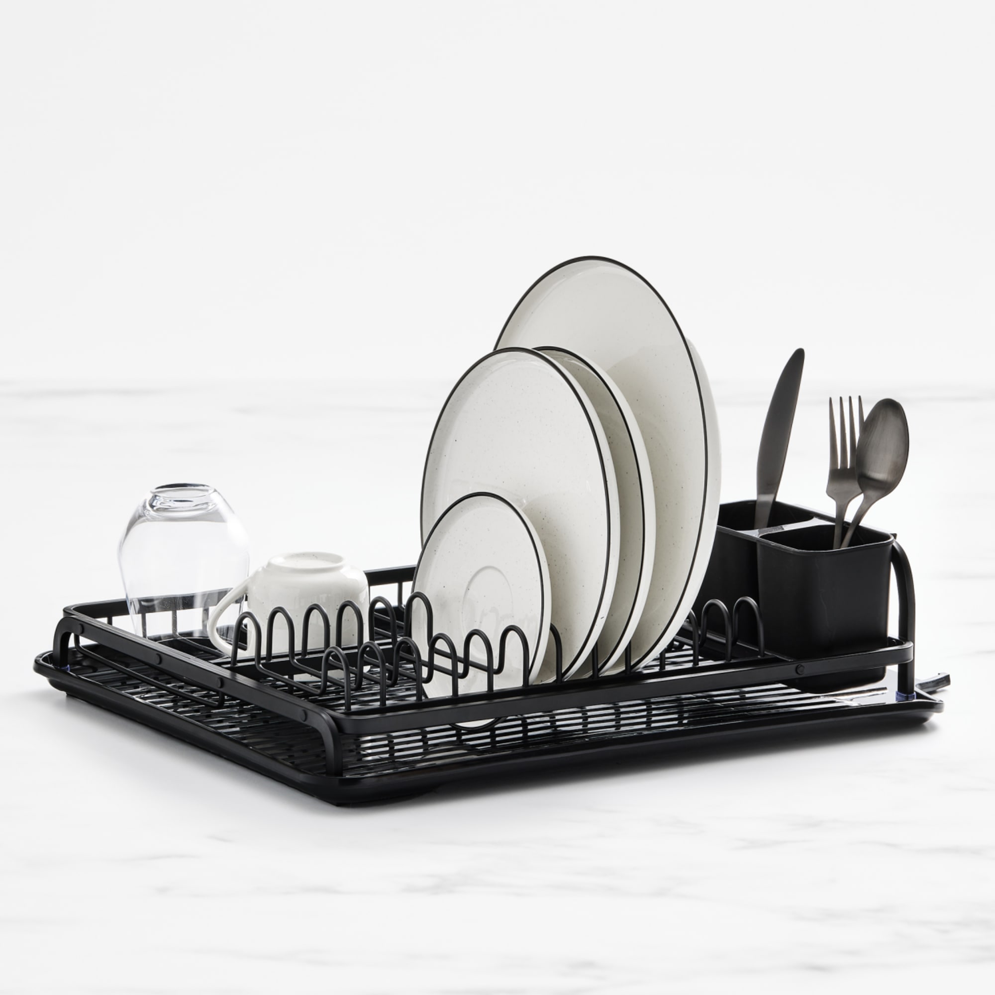Kitchen Pro Tidy Aluminium Dish Rack Black Kitchen Warehouse™